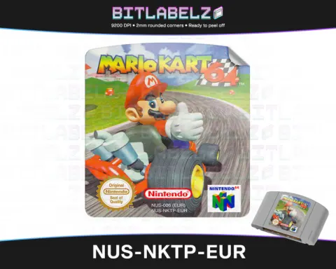 Mario Kart 64 - Nintendo 64 Label [NUS-NKTP-EUR]