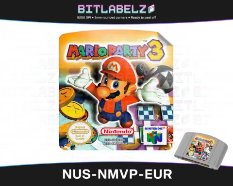 Mario Party 3 - Nintendo 64 Label [NUS-NMVP-EUR]