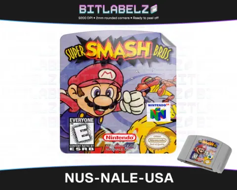 Super Smash Bros. - Etichetta Nintendo 64 [NUS-NALE-USA]