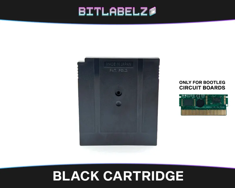 Coque de remplacement Game Boy bootleg noire, dos