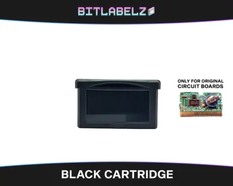 Coque de remplacement Game Boy Advance noire