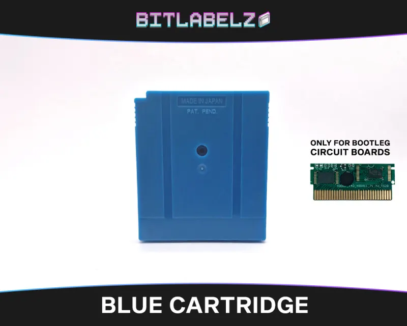 Coque de remplacement Game Boy bootleg bleue, dos