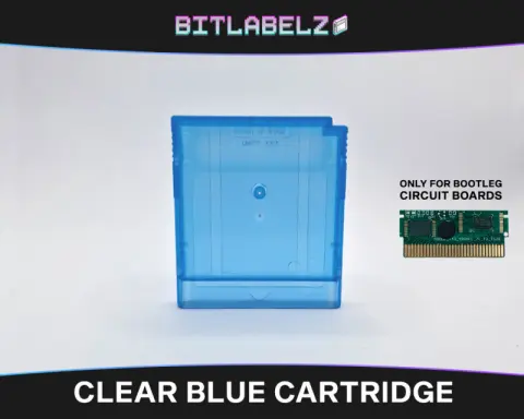 Coque de remplacement Game Boy bootleg bleu transparent
