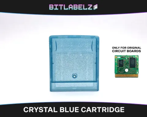 Coque de remplacement Game Boy Color bleu cristal