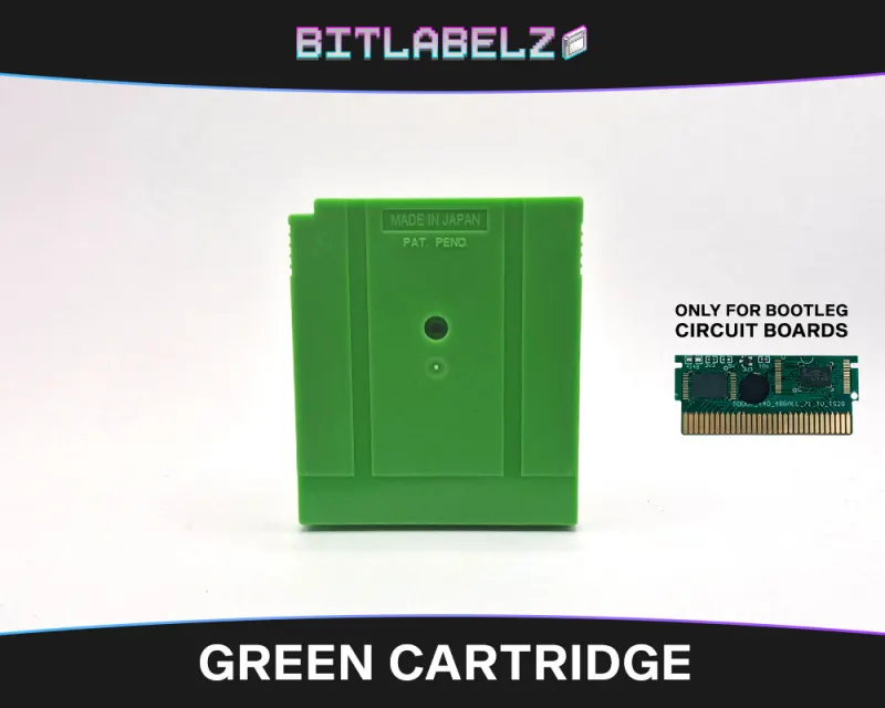 Coque de remplacement Game Boy bootleg verte, dos