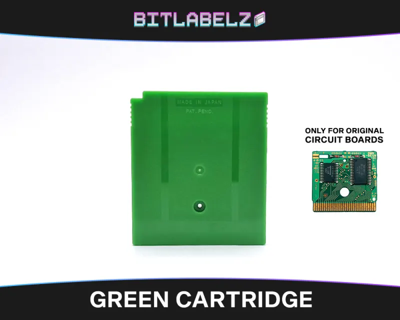 Coque de remplacement Game Boy verte, dos