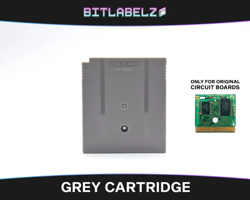 Coque de remplacement Game Boy grise, dos