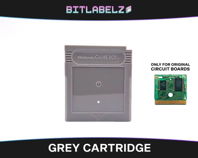 Coque de remplacement Game Boy grise, face avant