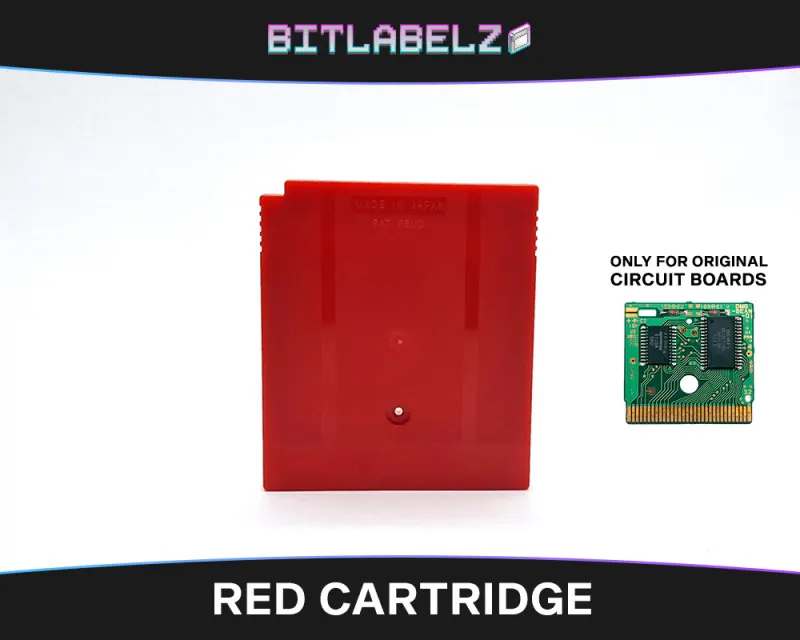 Coque de remplacement Game Boy rouge, dos