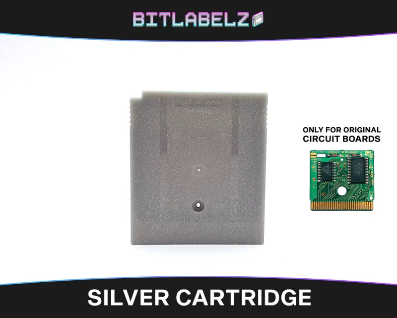 Coque de remplacement Game Boy argentée, dos