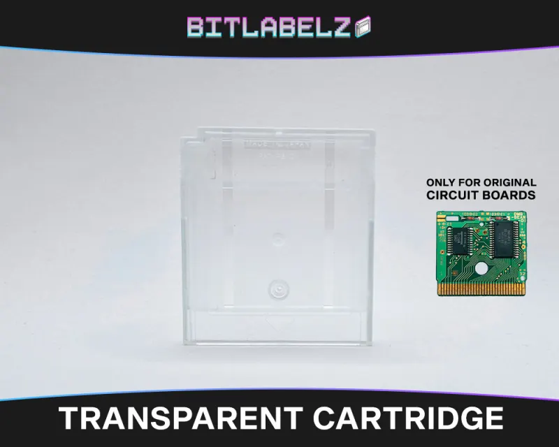 Coque de remplacement Game Boy transparente, dos