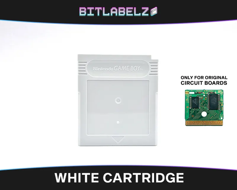 Coque de remplacement Game Boy blanche, face avant