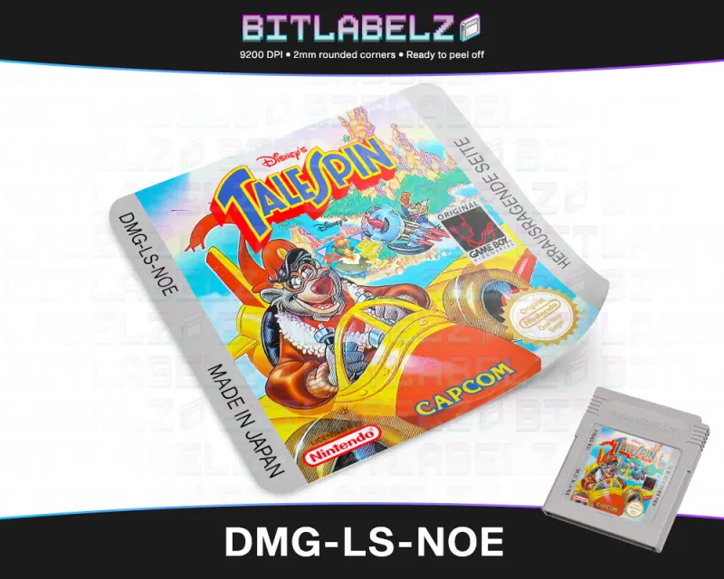 TaleSpin - Étiquette Game Boy [DMG-LS-NOE]