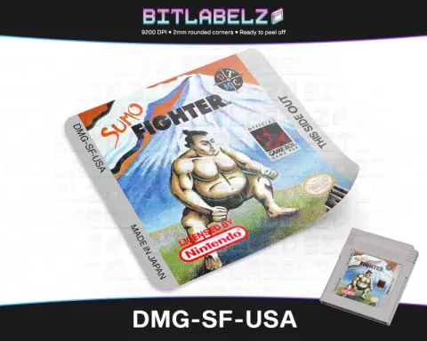 Sumo Fighter - Étiquette Game Boy [DMG-SF-USA]