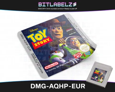 Toy Story - Etichetta Game Boy [DMG-AQHP-EUR]