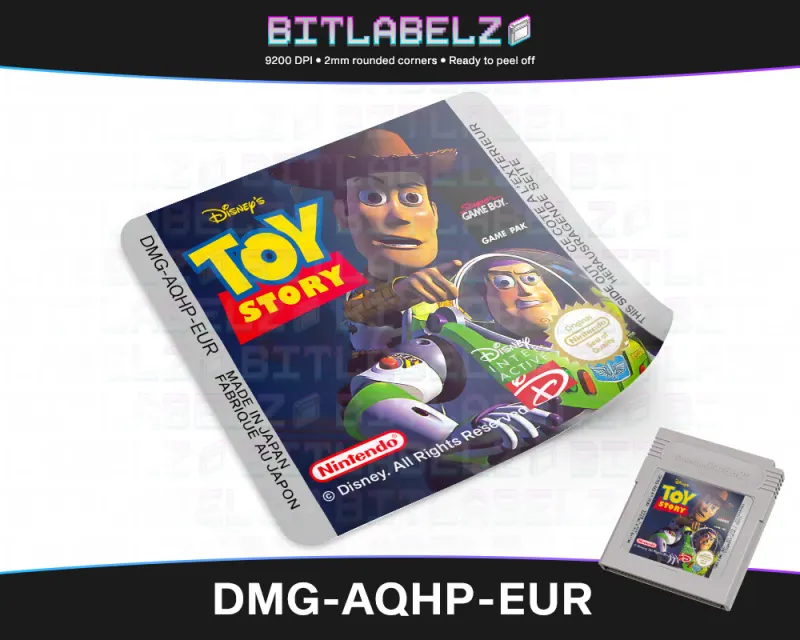 Toy Story - Etichetta Game Boy [DMG-AQHP-EUR]