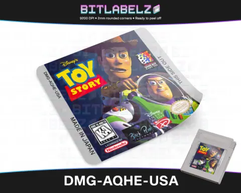 Toy Story - Etichetta Game Boy [DMG-AQHE-USA]