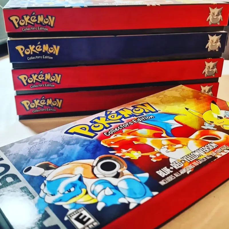 Caja de coleccionista Pokémon Azul, Rojo y Amarillo para Game Boy - Edición limitada | Juegos no incluidos, imagen 9