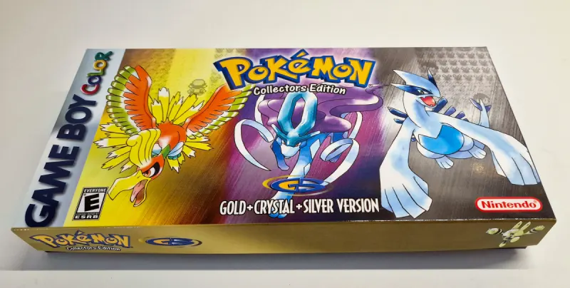 Caja de coleccionista Pokémon Oro, Plata y Cristal para Game Boy Color - Edición limitada | Juegos no incluidos, imagen 6
