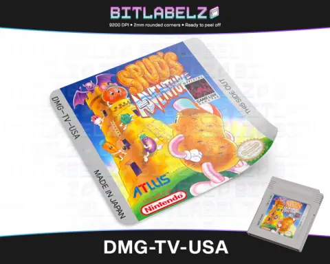 Spud's Adventure - Étiquette Game Boy [DMG-TV-USA]