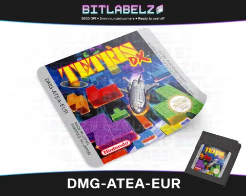 Tetris DX - Étiquette Game Boy Color [DMG-ATEA-EUR]