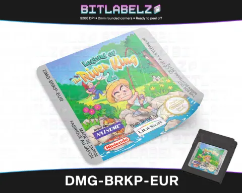 Legend of The River King 2 - Etiqueta Game Boy [DMG-BRKP-EUR]