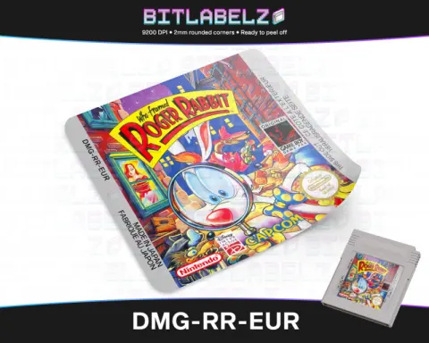 Who Framed Roger Rabbit - Etichetta Game Boy [DMG-RR-EUR]