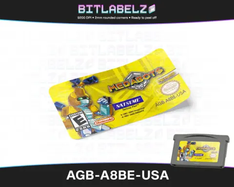 Medabots - Etichetta Game Boy Advance [AGB-A8BE-USA]