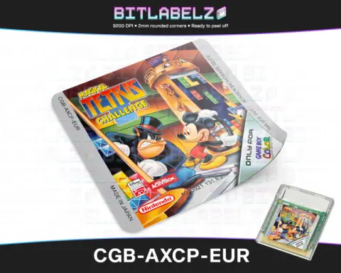 Magical Tetris Challenge - Etichetta Game Boy Color [CGB-AXCP-EUR]
