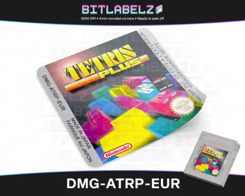 Tetris Plus - Etichetta Game Boy [DMG-ATRP-EUR]