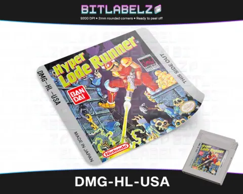 Hyper Lode Runner - Etichetta Game Boy [DMG-HL-USA]
