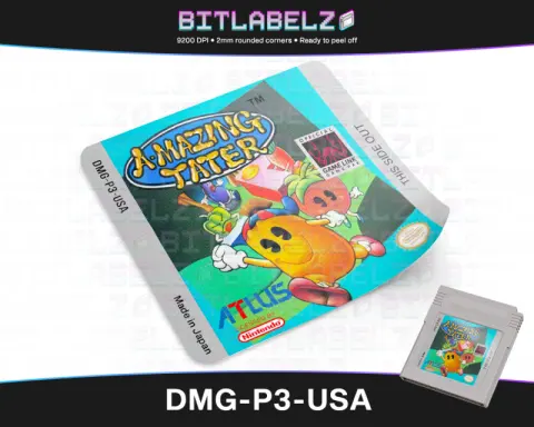 Amazing Tater - Étiquette Game Boy [DMG-P3-USA]