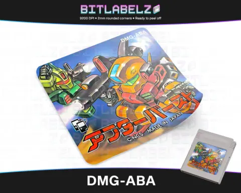 After Burst (アフターバースト) - Etichetta Game Boy [DMG-ABA]