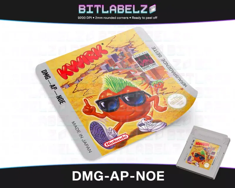 Kwirk - Etichetta Game Boy [DMG-AP-NOE]