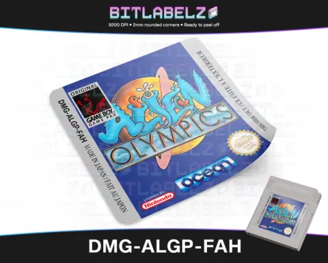 Alien Olympics - Étiquette Game Boy [DMG-ALGP-FAH]