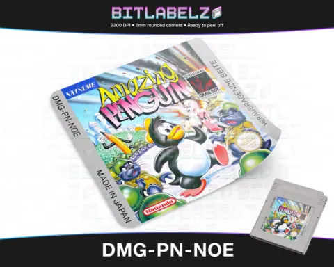Amazing Penguin - Etichetta Game Boy [DMG-PN-NOE]