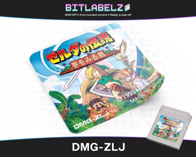 The Legend of Zelda: Link’s Awakening - Etiqueta Game Boy [DMG-ZLJ]