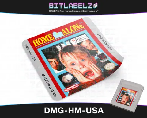 Home Alone - Étiquette Game Boy [DMG-HM-USA]