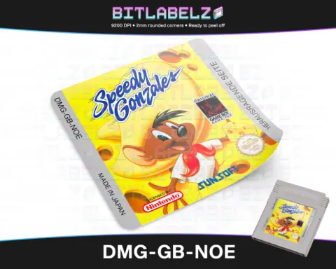 Speedy Gonzales - Etichetta Game Boy [DMG-GB-NOE]