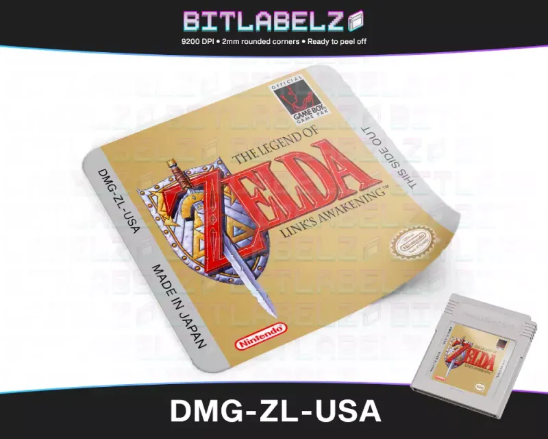 The Legend of Zelda: Link’s Awakening - Etichetta Game Boy [DMG-ZL-USA]
