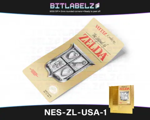The Legend of Zelda - Étiquette Nintendo NES [NES-ZL-USA-1]