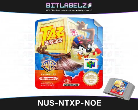 Taz Express - Etichetta Nintendo 64 [NUS-NTXP-NOE]