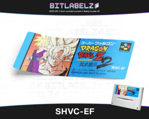 Dragon Ball Z 2 - Étiquette Super Nintendo PAL [SHVC-EF]