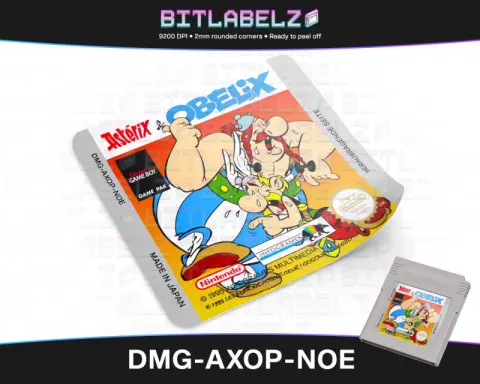 Asterix & Obelix - Étiquette Game Boy [DMG-AXOP-NOE]
