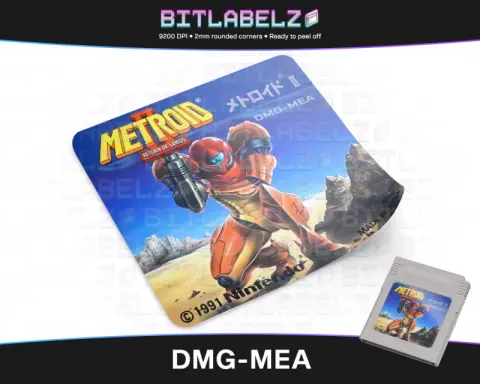 Metroid II - Etichetta Game Boy [DMG-MEA]