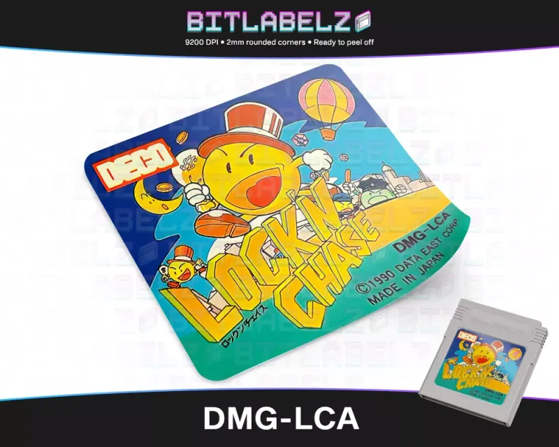 Lock 'n' Chase - Etichetta Game Boy [DMG-LCA]