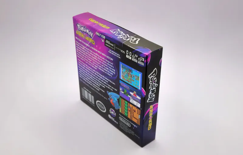 Pokemon Unbound pour Game Boy Advance | Boîte métallisée limitée | Version USA | v2.1.1.1, dos
