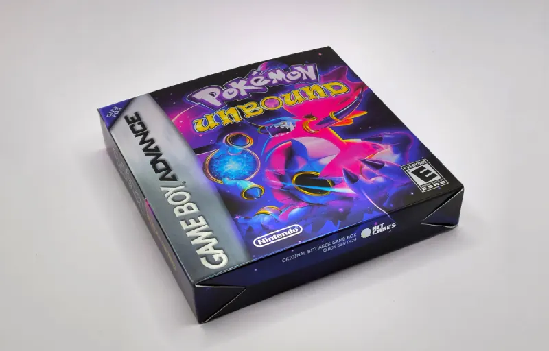 Pokemon Unbound pour Game Boy Advance | Boîte métallisée limitée | Version USA | v2.1.1.1, face avant