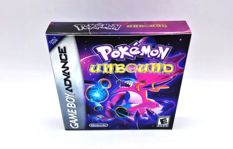 Pokemon Unbound pour Game Boy Advance | Boîte métallisée limitée | Version USA | v2.1.1.1, face avant