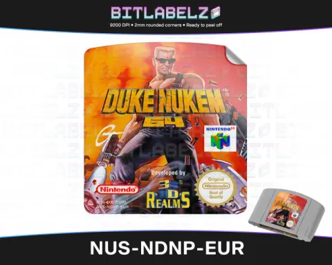 Duke Nukem 64 - Étiquette Nintendo 64 [NUS-NDNP-EUR]
